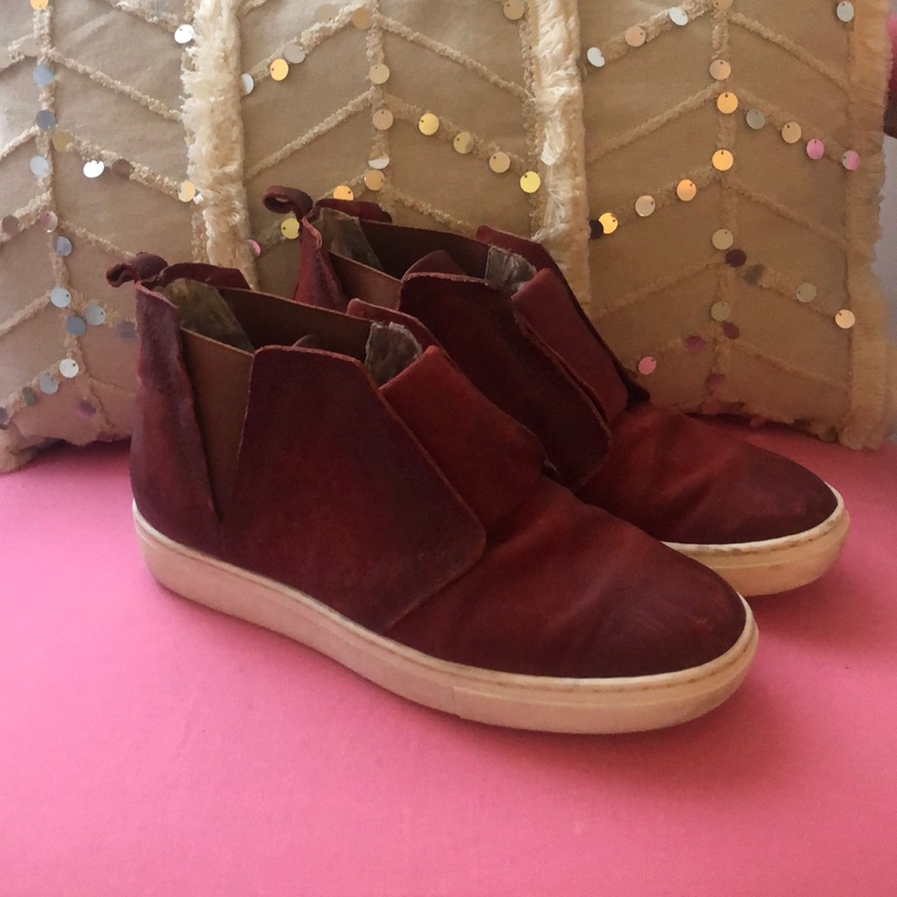 Miz Mooz red sneakers from Free People